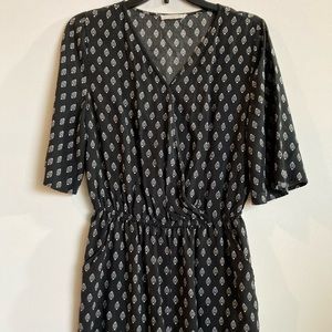 BeachLunchLounge black and white romper